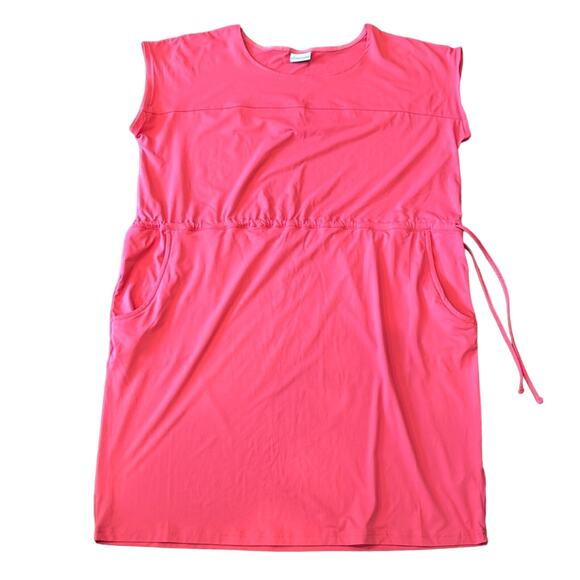 Columbia Women's Double Springs Cinch Dress Pink Size XXL - Picture 1 of 9